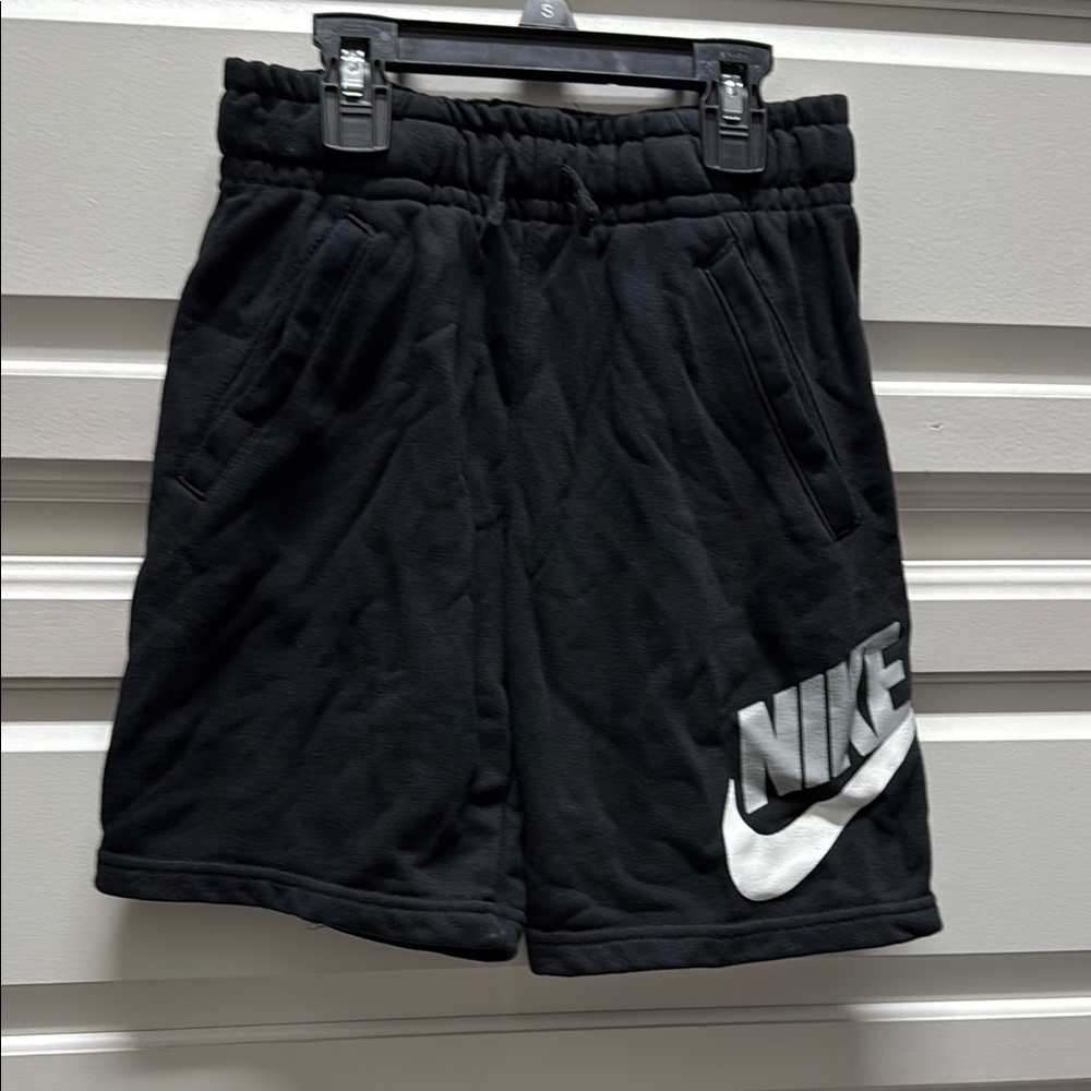 Nike Black Athletic Shorts with Elastic Waistband